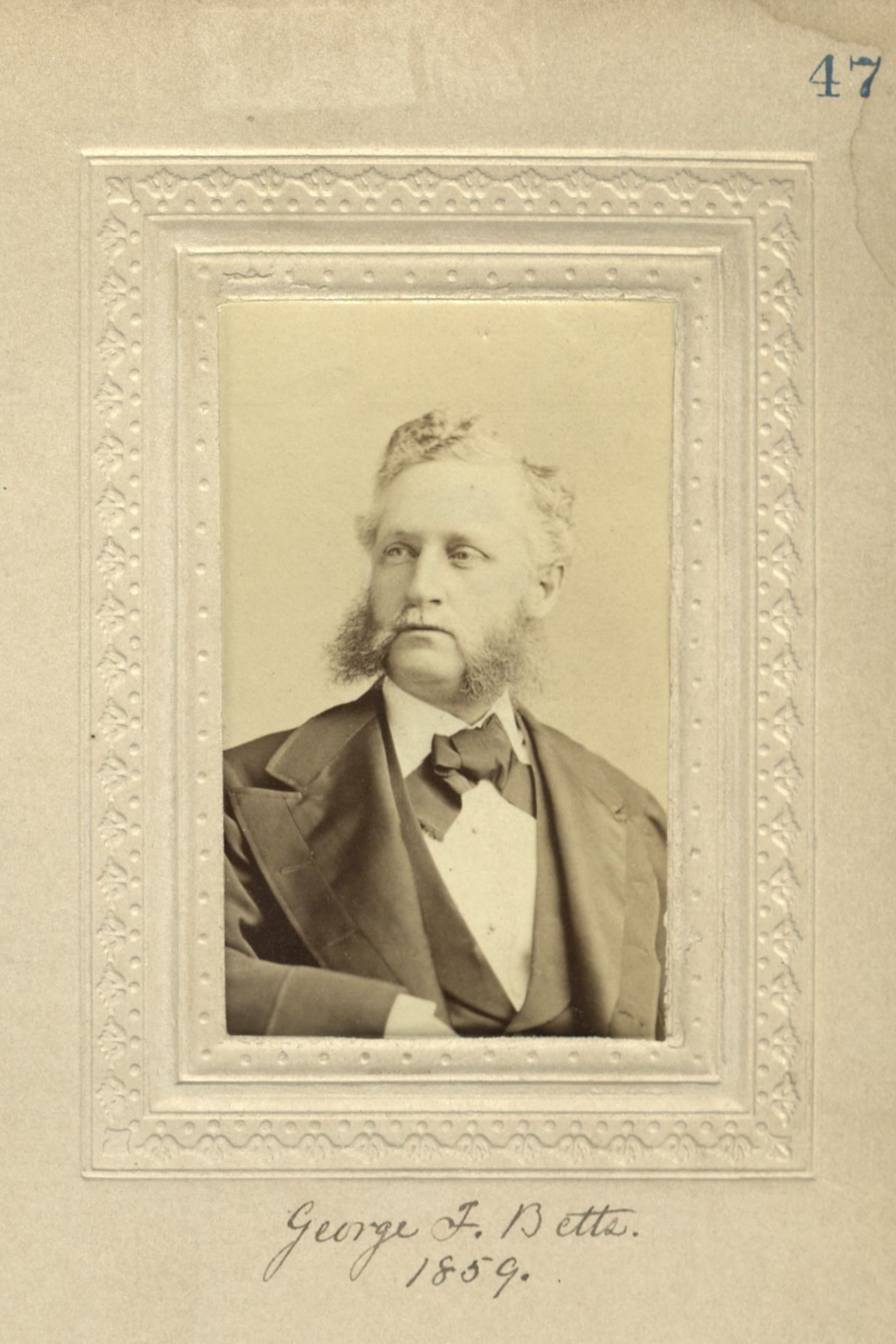 Member portrait of George F. Betts